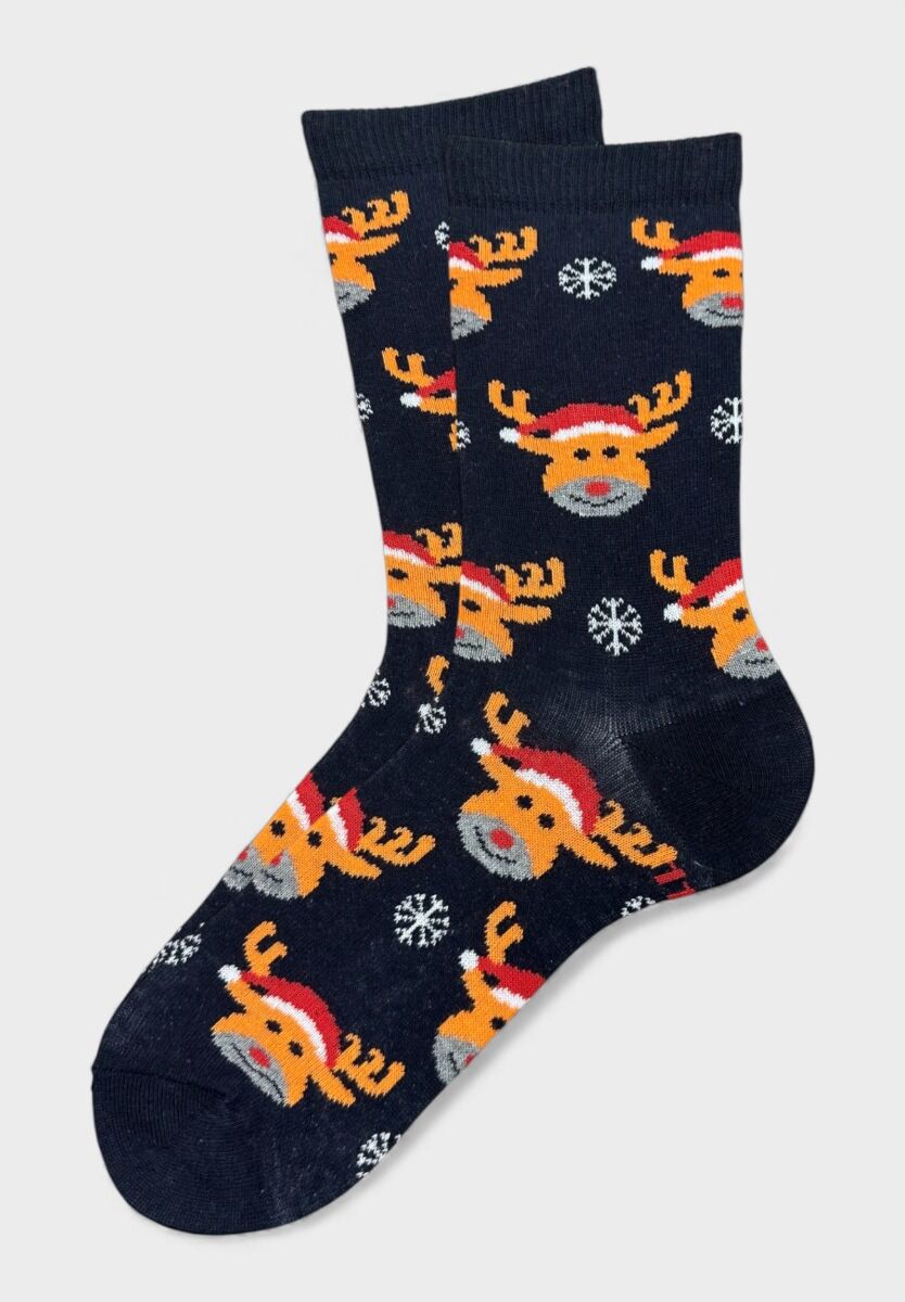 Παιδικές Βαμβακερές Κάλτσες Design Socks Christmas Limited Edition – Σετ 3 Ζευγών