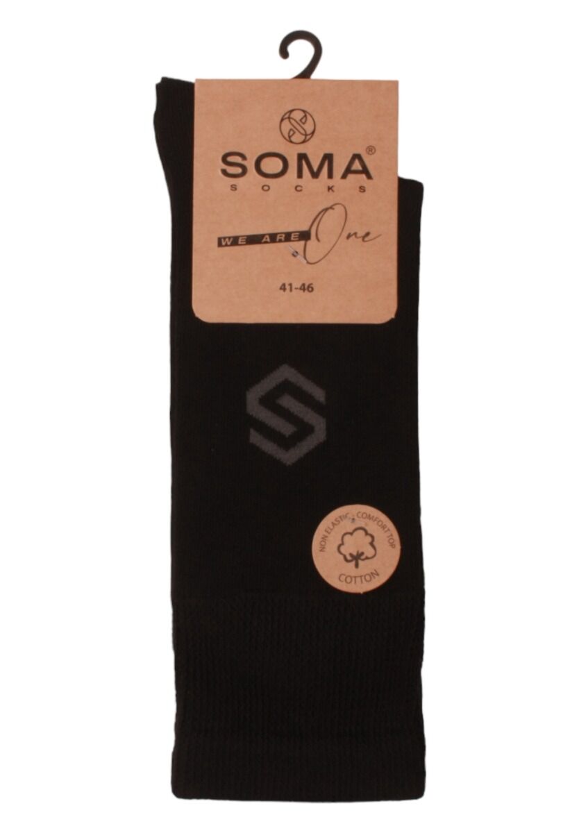 Κάλτσες ανδρικές βαμβακερές Soma Basic S σε οικονομική συσκευασία 3 τεμαχίων