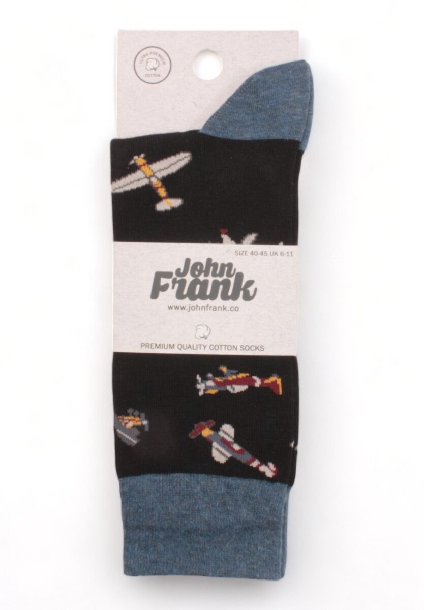 Κάλτσα ανδρική Cool Planes John Frank