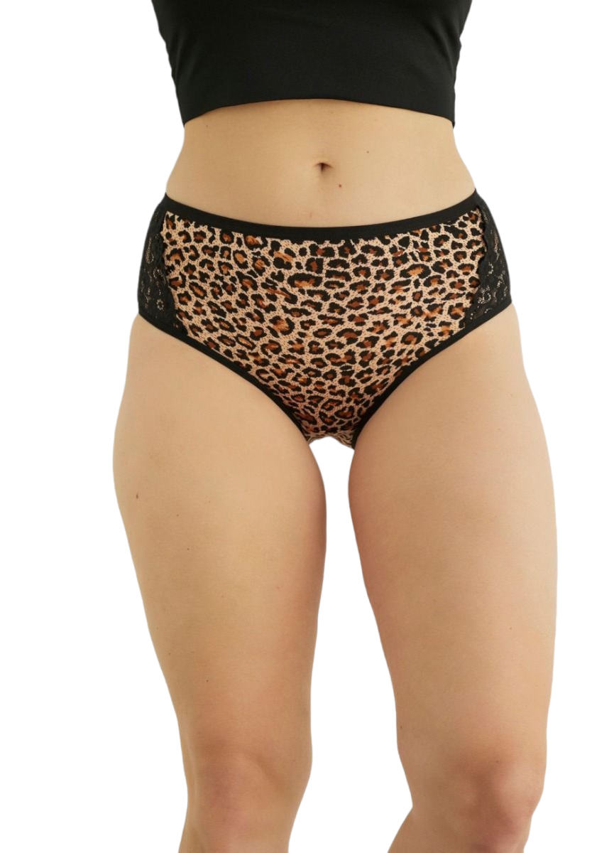 Σλιπ Sexen Mini Leopard ψηλοκάβαλο 5 Τεμ.
