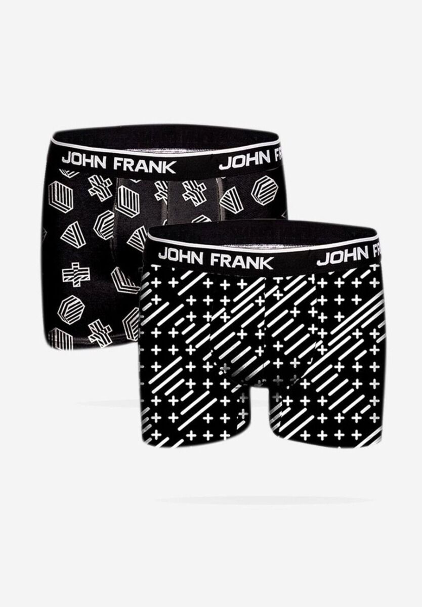 Boxer John Frank Black & White 2 Τεμ.