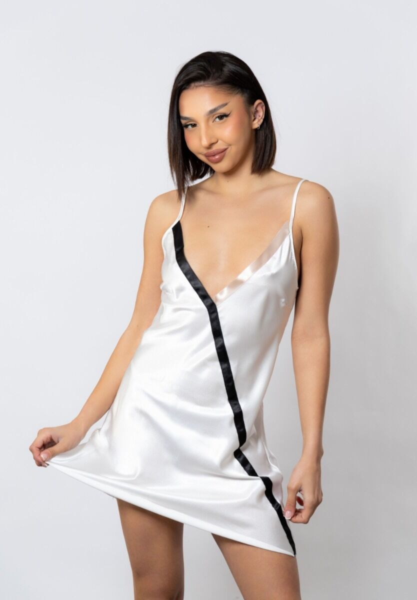 Νυχτικό Σατέν Moongirl Darya Crem