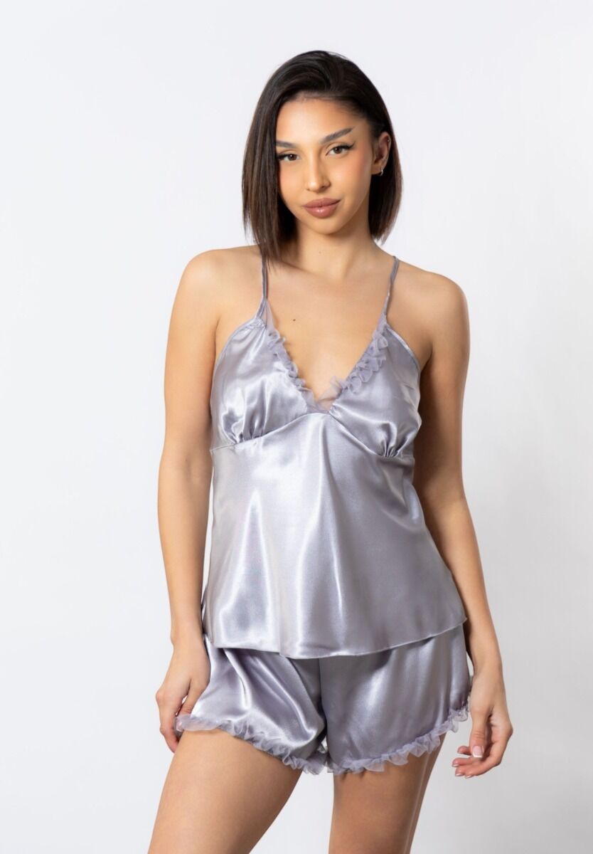 Babydoll Σατέν Moongirl Dimitra Gri