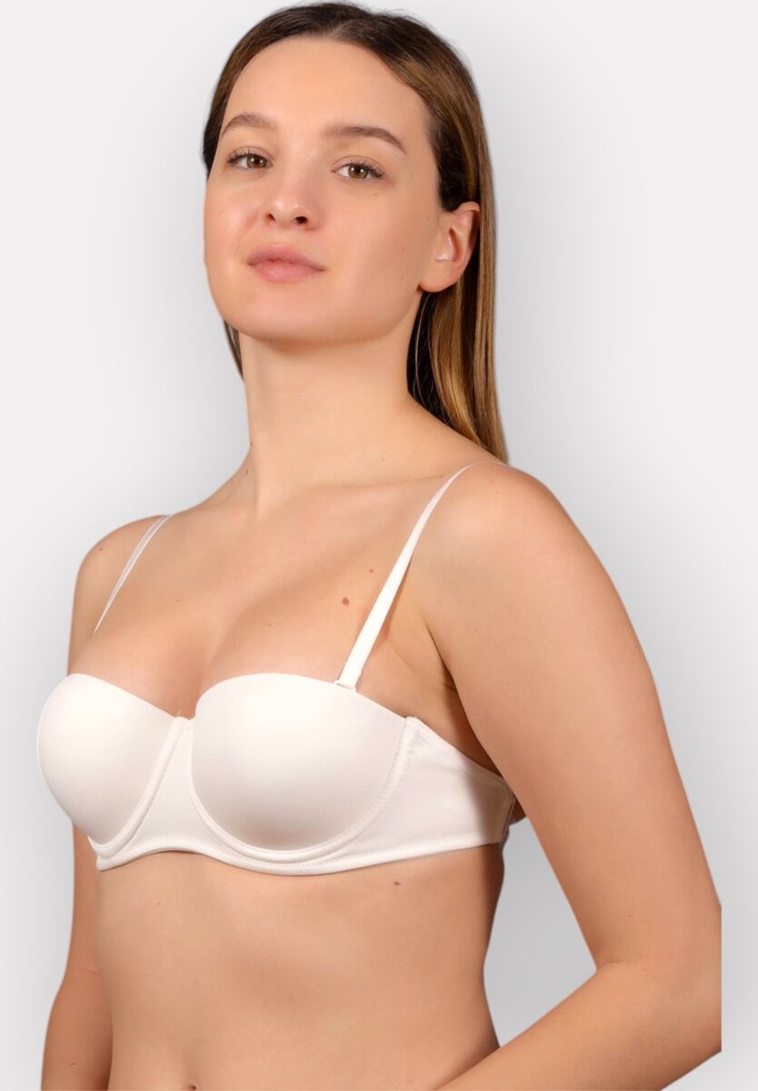 Σουτιέν με ενίσχυση και διάφανο Strap στην πλάτη New Bra Lingerie