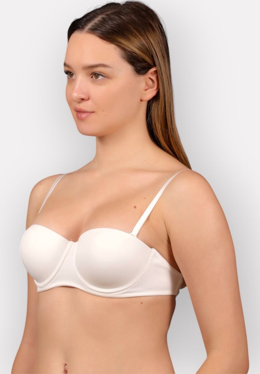Σουτιέν με ενίσχυση και διάφανο Strap στην πλάτη New Bra Lingerie