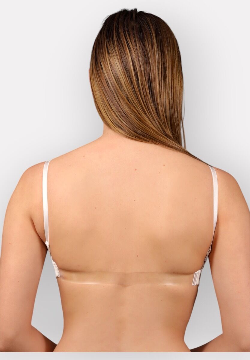 Σουτιέν με ενίσχυση και διάφανο Strap στην πλάτη New Bra Lingerie