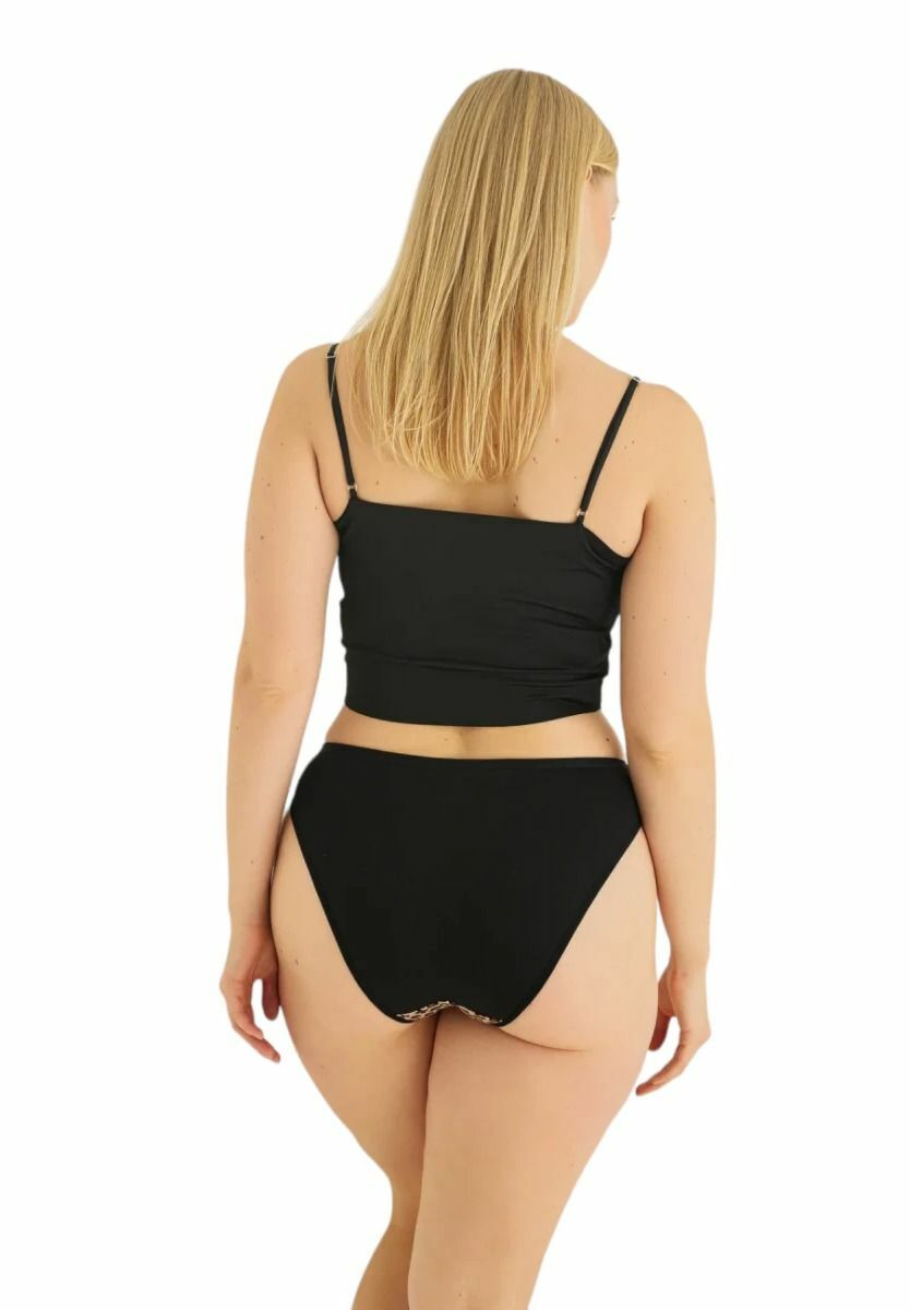 Σλιπ γυναικείο Mini Sexen Leopard Black Vanessa 5 Τεμ.