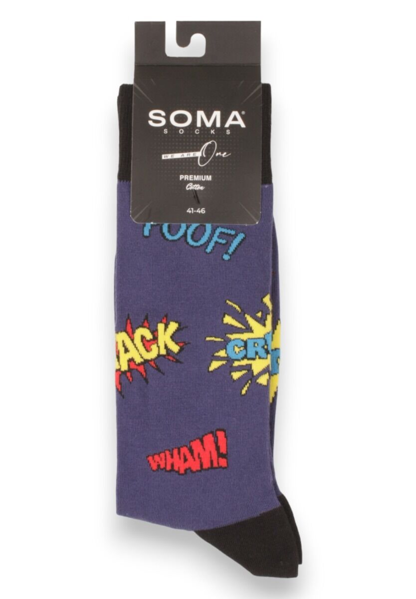 Κάλτσες ανδρικές Boom Soma Purple