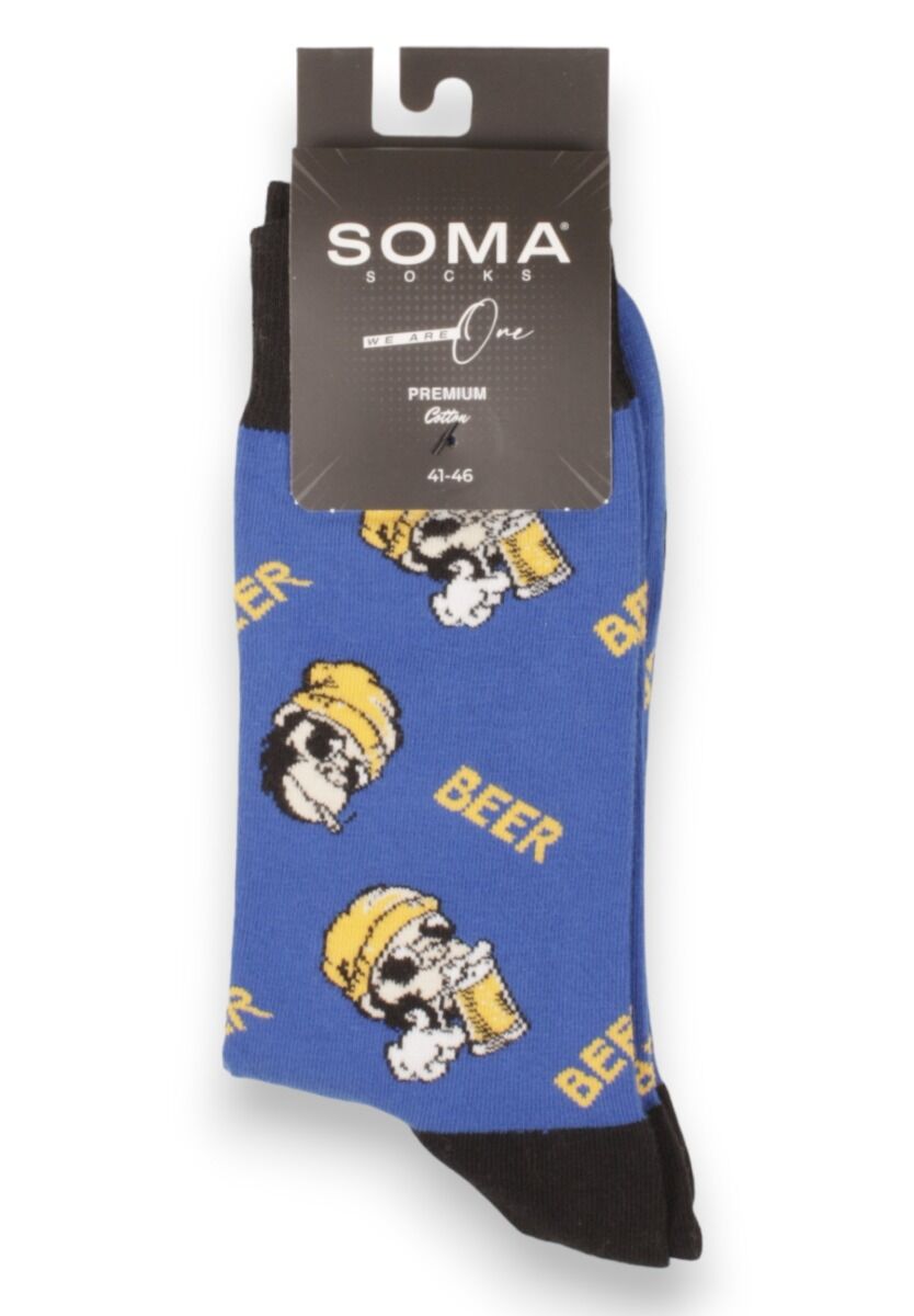 Κάλτσες ανδρικές Beer Soma Blue