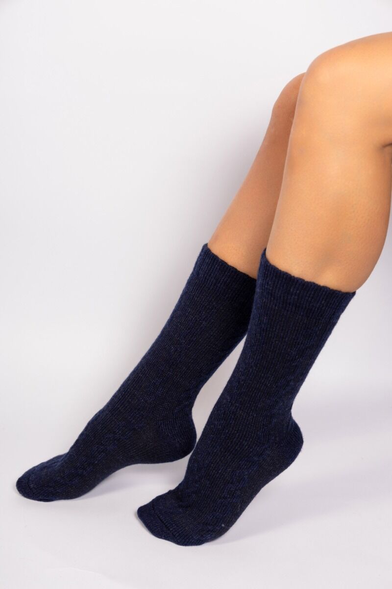 Κάλτσες γυναικείες knitted μάλλινες Soma