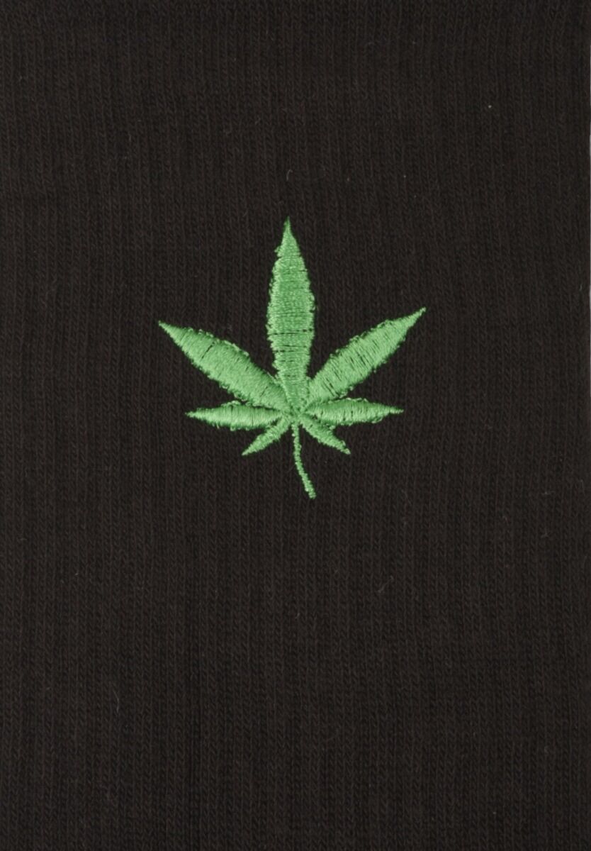 Κάλτσες ανδρικές Rib με κέντημα Soma Marijuana 