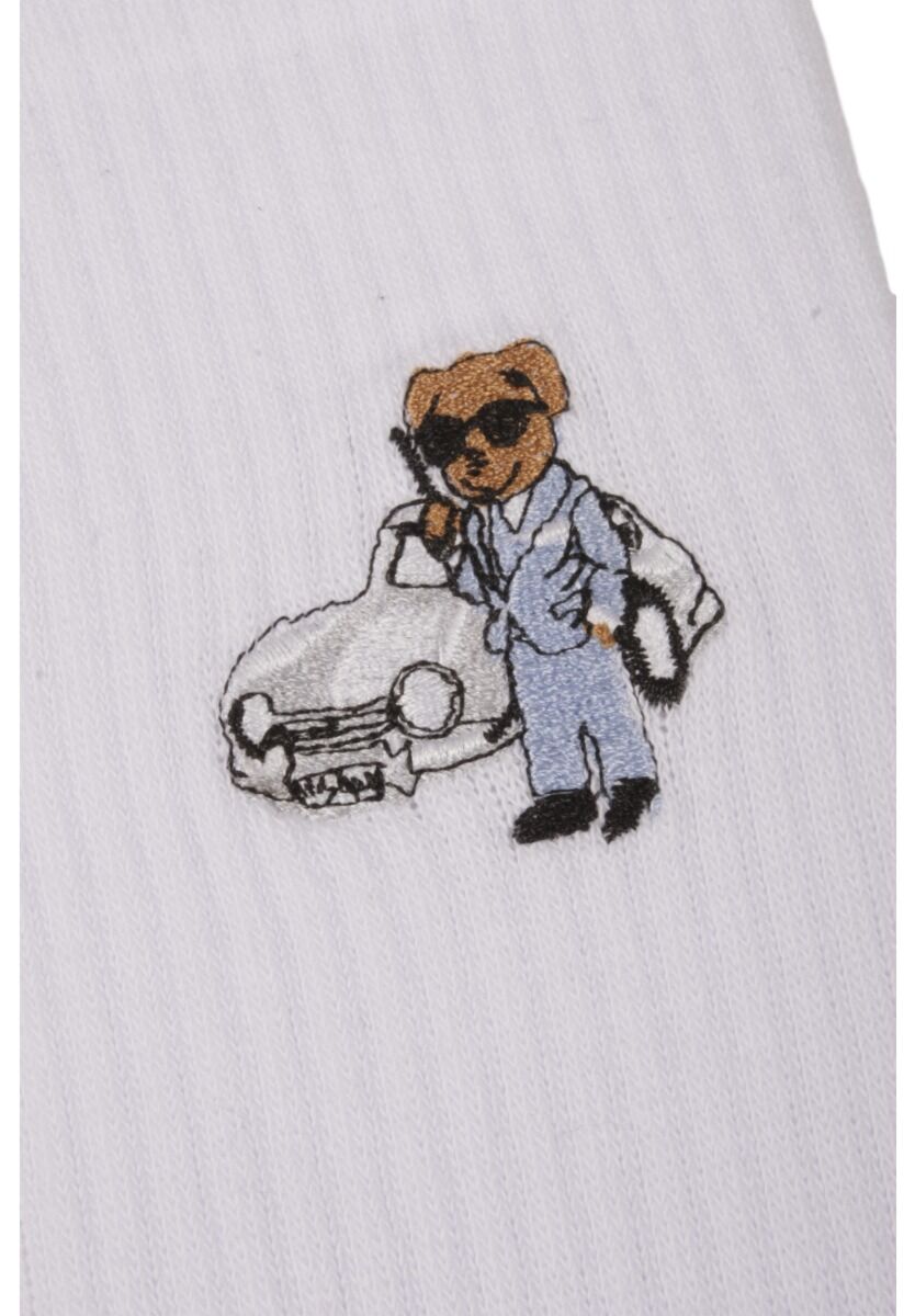 Κάλτσες ανδρικές Rib με κέντημα Soma Teddy