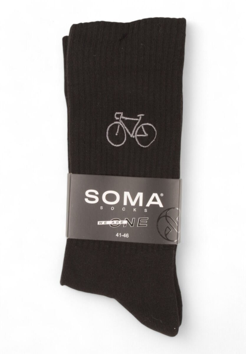 Κάλτσες ανδρικές Rib με κέντημα Soma Bike