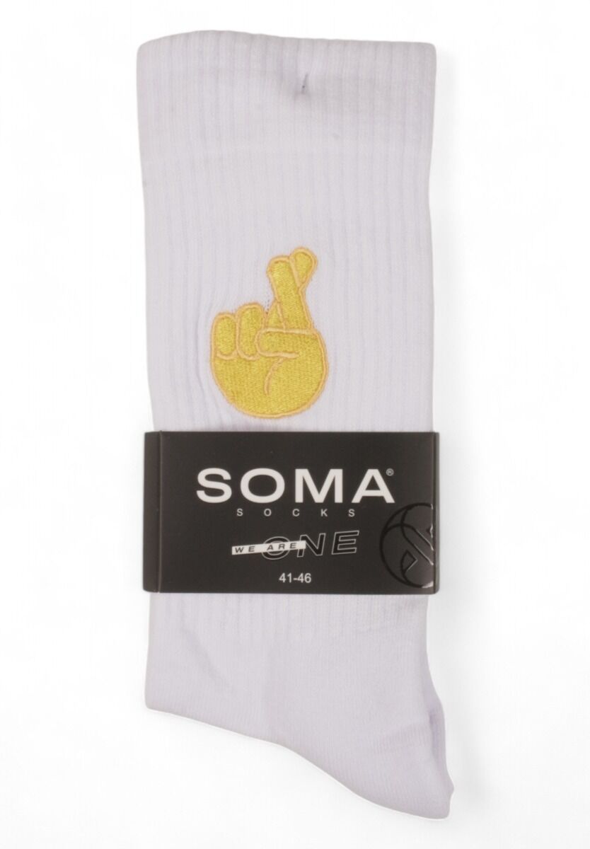 Κάλτσες Unisex Rib με κέντημα Soma Cool 