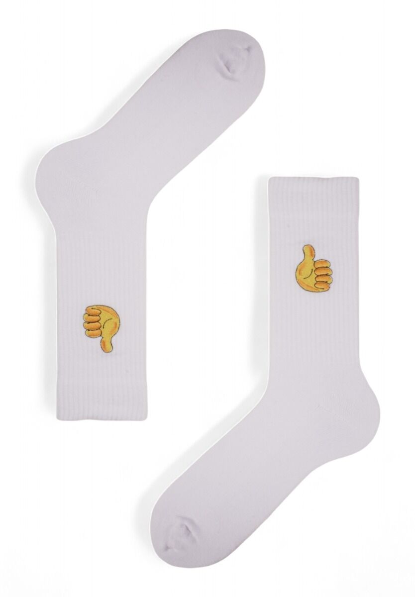 Κάλτσες Unisex Rib με κέντημα Soma Like 