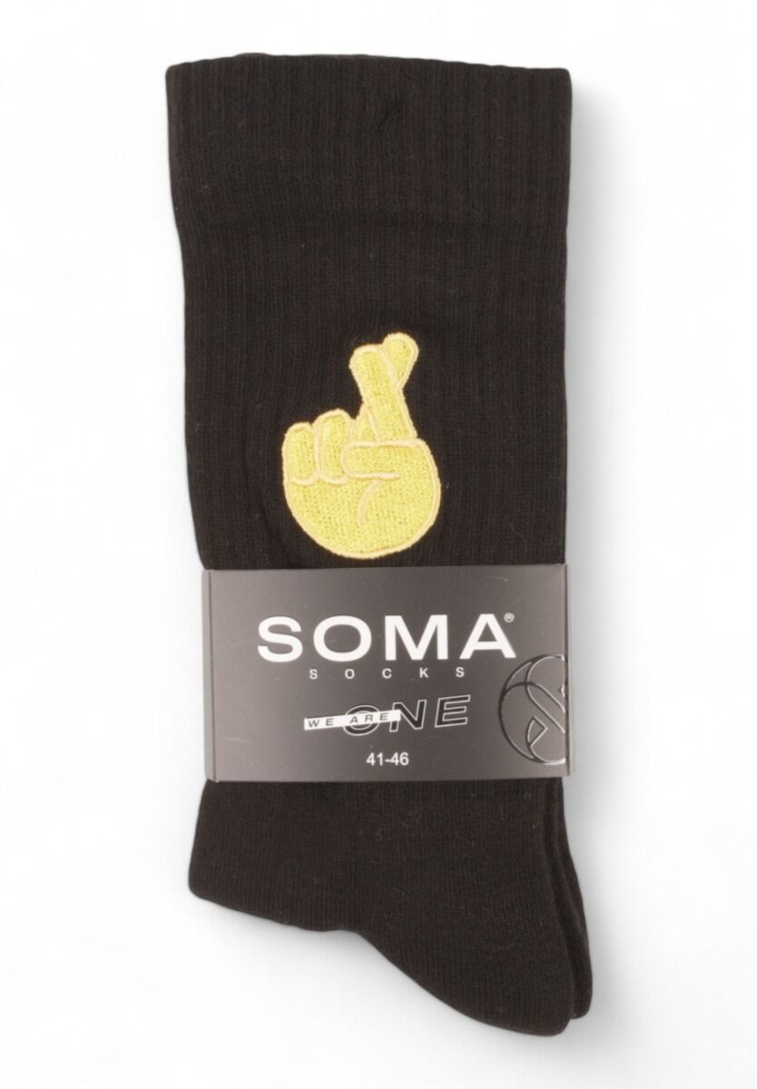 Κάλτσες Unisex Rib με κέντημα Soma Cool 