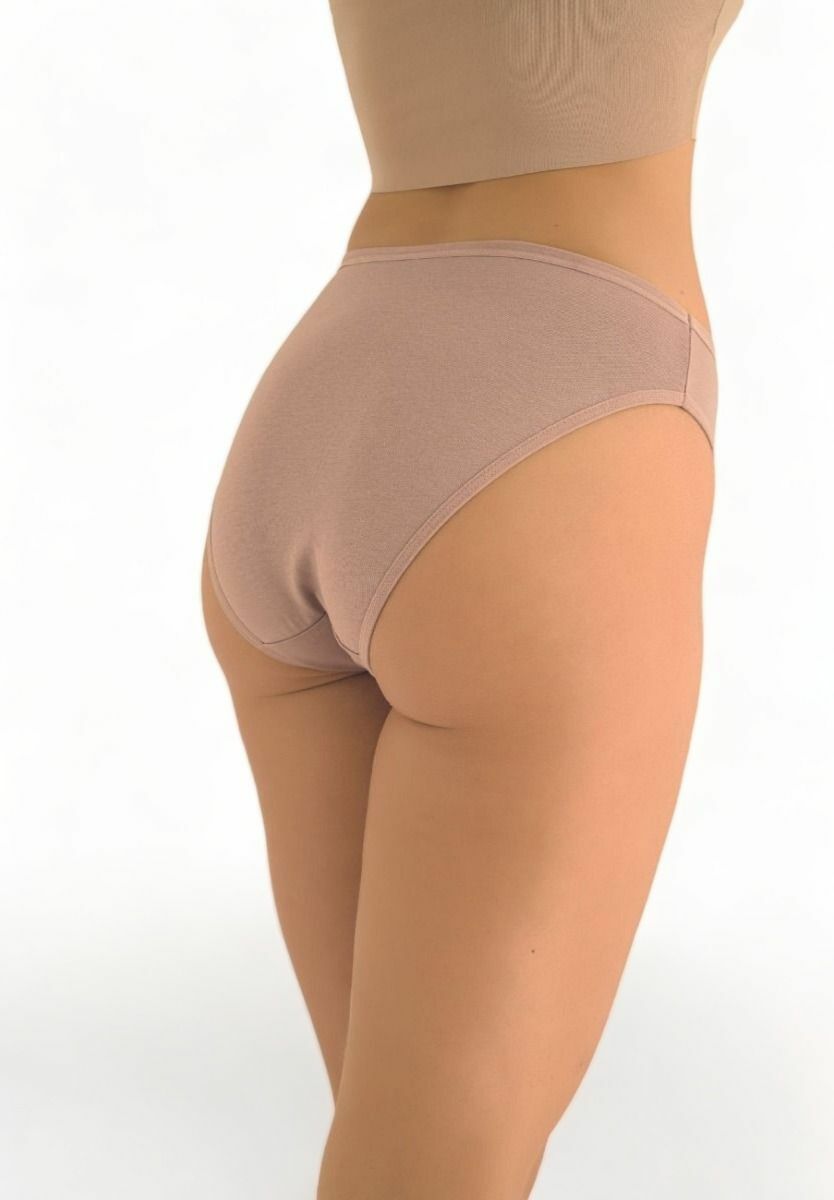 Σλιπ γυναικεία mini Sexen ψηλοκάβαλα μονόχρωμα 5 Τεμ.