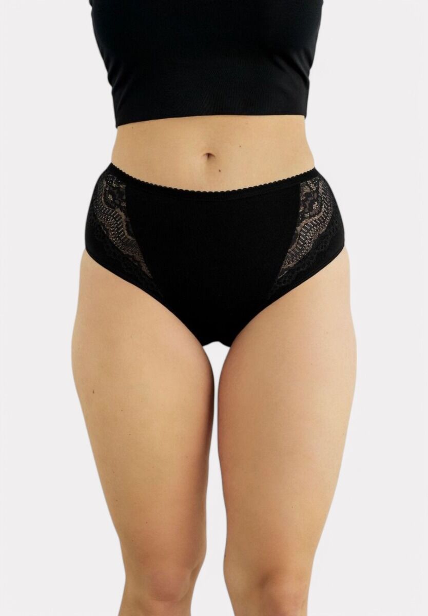 Σλιπ Γυναικεια Ψηλοκαβαλα Sexen 3/4 Hyacinth Black 5 Τεμ.