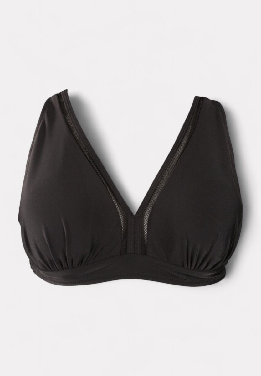 Γυναικείο Μαγιό Μαύρο Set Bralette & Ψηλόμεσο – Closet22