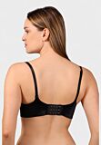 Γυναικείο push-up σουτιέν New Bra μαύρο με αποσπώμενες τιράντες – B cup