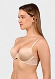 Γυναικείο push-up σουτιέν New Bra μπεζ με αποσπώμενες τιράντες – B cup

