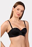 Strapless Laser-Cut σουτιέν B Cup New Bra Lingerie μαύρο
