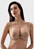 Γυναικείο σουτιέν Double Push Up B CUP σε nude απόχρωση – εμπρόσθια όψη

