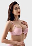 Double Push Up B CUP New Bra – Ροζ Σουτιέν με Διπλή Ενίσχυση

