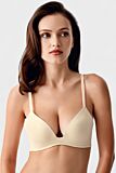 New Bra Push-Up Σουτιέν Χωρίς Μπανέλα με Ενίσχυση Μπεζ