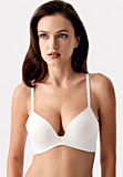 Λευκό push-up σουτιέν χωρίς μπανέλα New Bra – εμπρόσθια όψη

