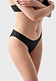 Εσώρουχο New Bra Seamless μαύρο με ρίγες και σιλικόνη

