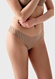 Γυναικείο εσώρουχο New Bra seamless capucino με ριγέ σχέδιο και βαμβακερό καβάλο