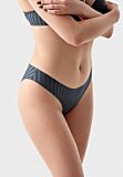 Γυναικείο σλιπ New Bra Seamless σε ανθρακί χρώμα με ρίγες

