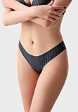 Γυναικείο σλιπ New Bra Seamless σε ανθρακί χρώμα με ρίγες

