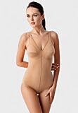 Γυναικείος κορσές body New Bra σε μπεζ χρώμα για σμίλευση και ανόρθωση

