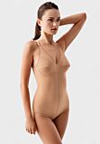 Γυναικείος κορσές body New Bra σε μπεζ χρώμα για σμίλευση και ανόρθωση

