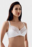 Σουτιέν χωρίς ενίσχυση με δαντέλα New Bra Lingerie σε λευκό χρώμα
