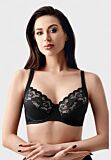 Σουτιέν χωρίς ενίσχυση με δαντέλα New Bra Lingerie σε μαύρο χρώμα

