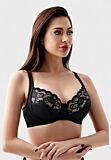 Σουτιέν χωρίς ενίσχυση με δαντέλα New Bra Lingerie σε μαύρο χρώμα

