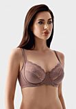 Σουτιέν χωρίς ενίσχυση με δαντέλα New Bra Lingerie σε cappucino χρώμα