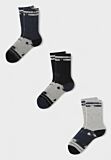 FILA παιδικές κάλτσες για αγόρι F8091 Misty Grey – σετ 3 ζευγάρια