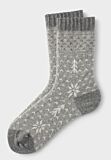 Γυναικεία μάλλινη κάλτσα Pro Socks Frosty Silver – ασημί γκρι