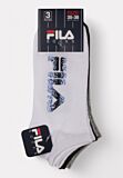 Παιδικές κάλτσες FILA 3 ζεύγη με pixel logo σε λευκό, μαύρο και γκρι – Μέγεθος 23-38

