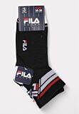 FILA Παιδικές Κάλτσες Μαύρο/Λευκό (3 Ζευγάρια) – Sporty Look