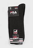 Κάλτσες Fila Unisex Μαύρες 2 Ζευγάρια