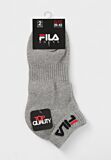 Κάλτσες Fila Quarter γκρι – συσκευασία 2 ζευγαριών