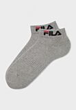 Κάλτσες Fila Quarter γκρι – συσκευασία 2 ζευγαριών