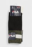 fila-ανδρικές-κάλτσες-3pack-μαύρο-λευκό-χακί