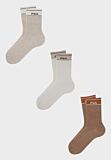 Fila παιδικές κάλτσες για κορίτσι F8269 Cookies – συσκευασία 3 ζευγάρια