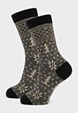 Γυναικεία μάλλινη κάλτσα Pro Socks Winter Frost Black Edition συσκευασία